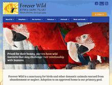 Tablet Screenshot of forever-wild.org
